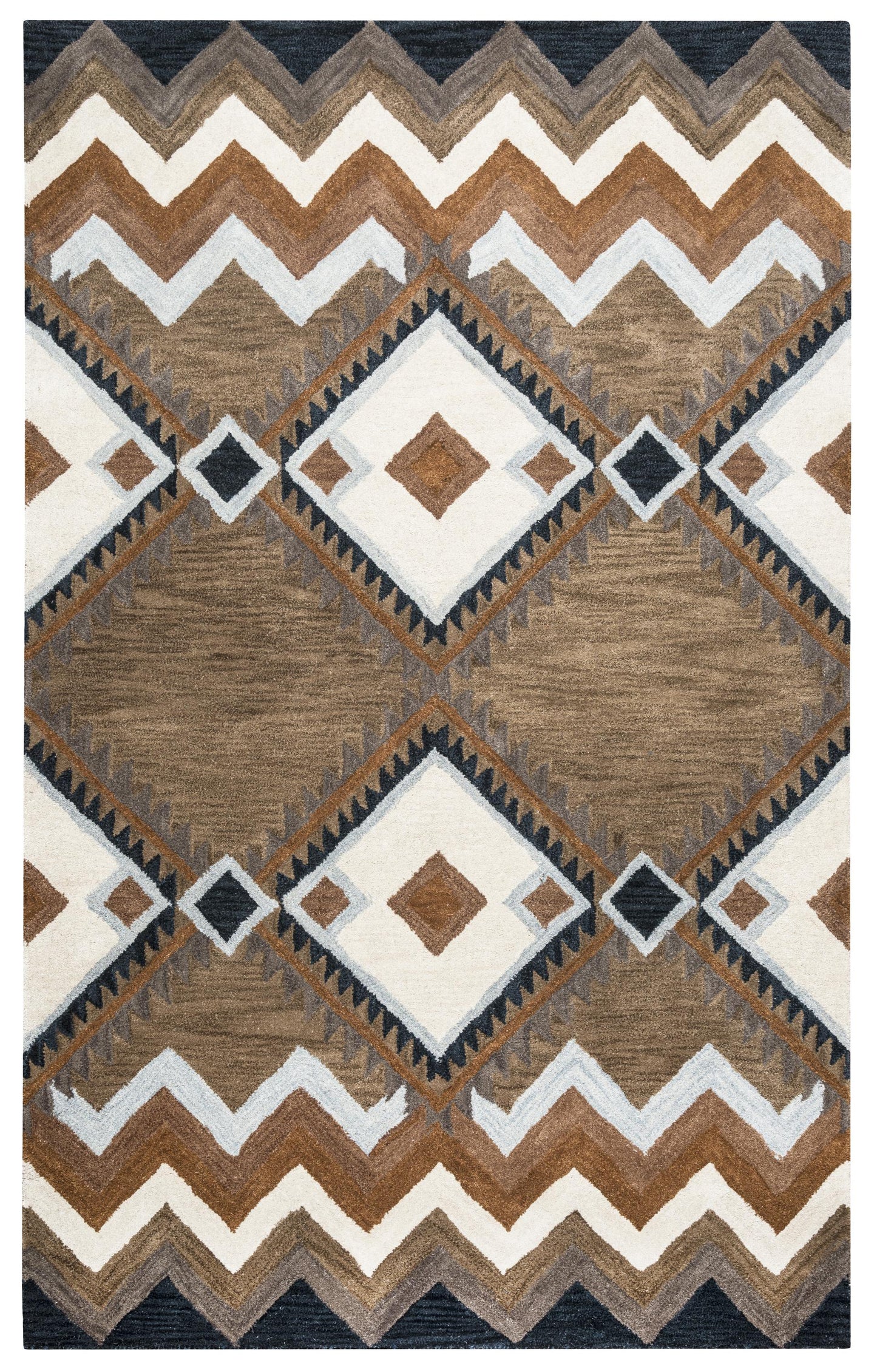 5' x 8' rug in Tumble Weed Loft Rustic/Lodge design.