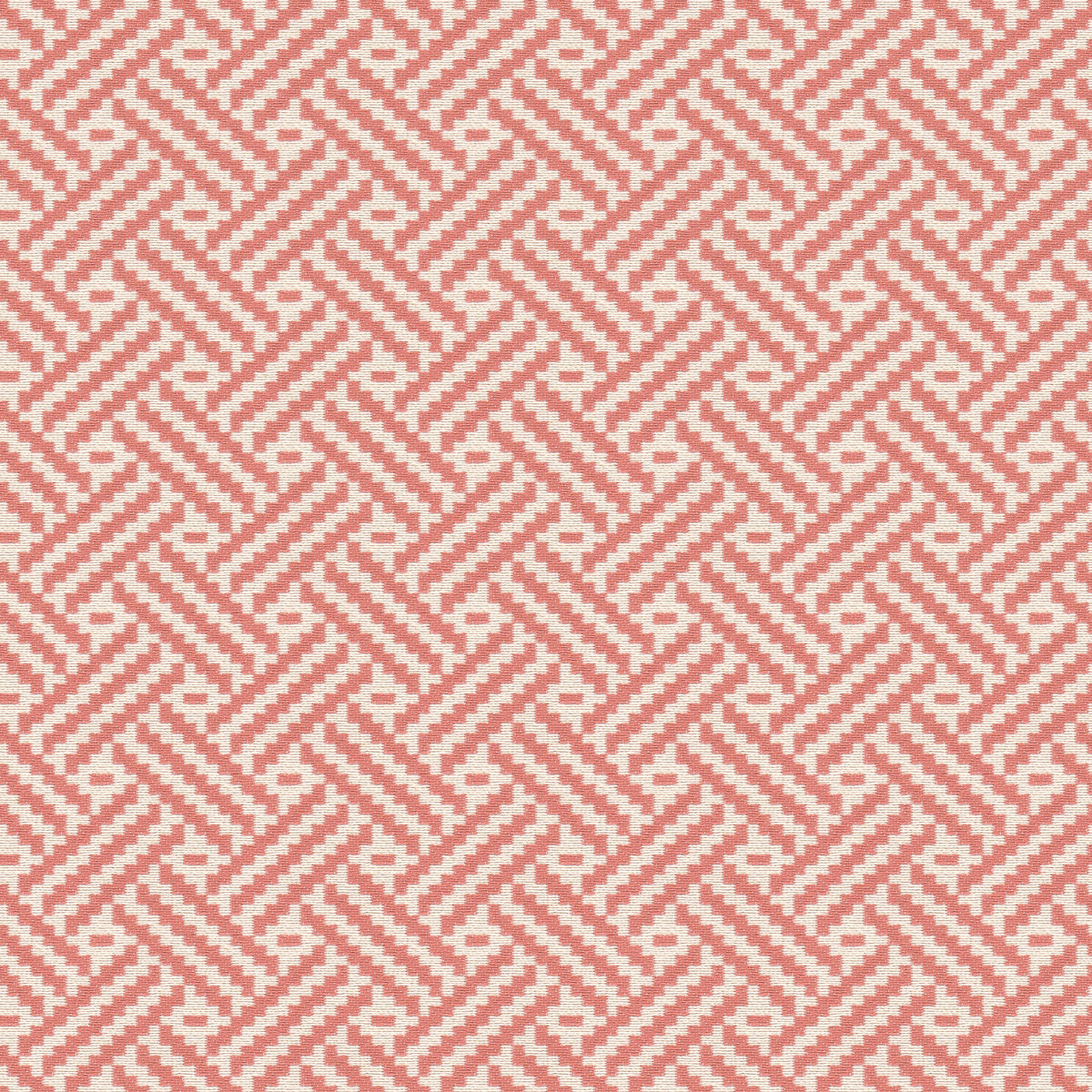 STOUT TEXTILES  MULTIPURPOSE,WOVENS TRANSITIONAL,, GEOMETRIC CORAL   - TOBY-1