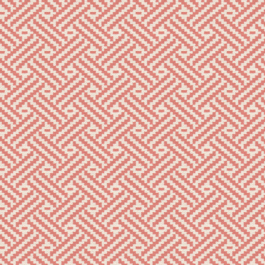 STOUT TEXTILES  MULTIPURPOSE,WOVENS TRANSITIONAL,, GEOMETRIC CORAL   - TOBY-1