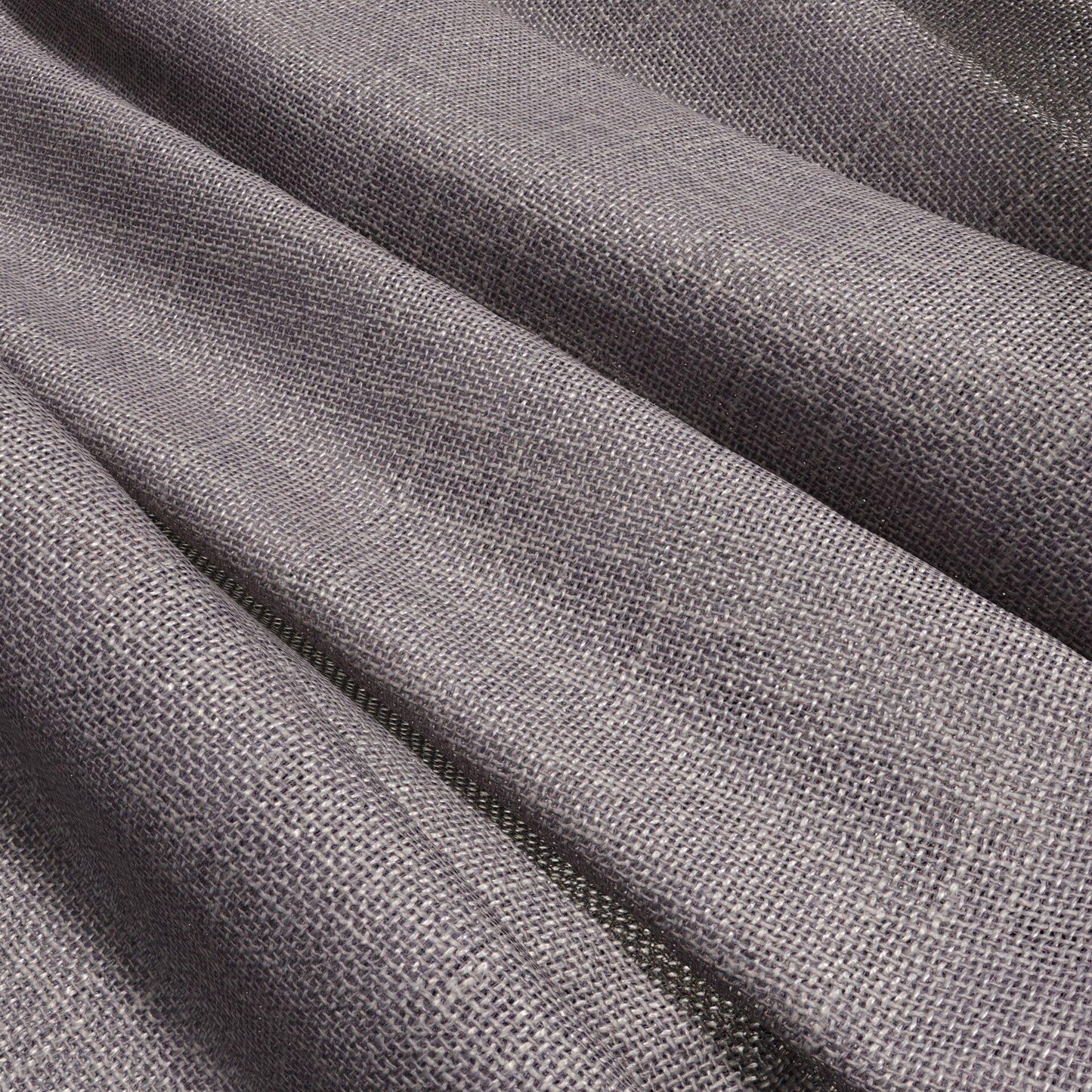 Purple woven fabric with soft drape and textured weave; suitable for upholstery or apparel.