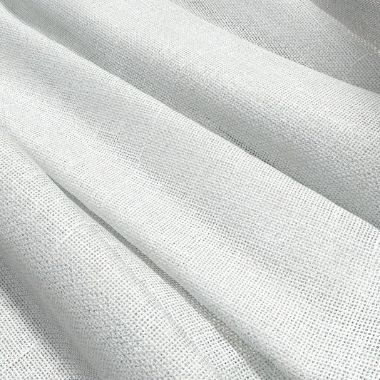 JF FABRICS TOFINO 91 J9151 Fabric Texture, Plain White  Casement, Wide Width - 9042791