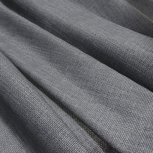 JF FABRICS TOFINO 96 J9151 Fabric Texture, Plain Grey, Charcoal  Casement, Wide Width - 9042796