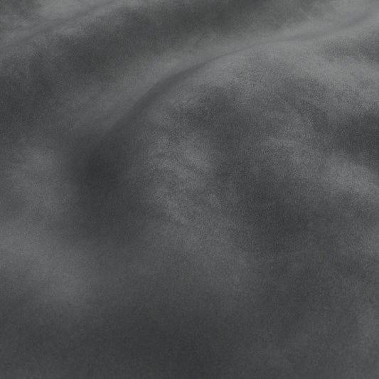 JF FABRICS TONIC 97 J9721 Fabric Plain, Texture Charcoal Blue  Velvet - 10014497