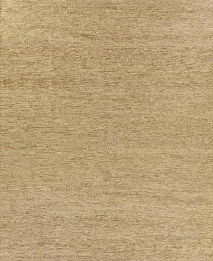 Natural tan round rug with a woven Soumak texture and warm brown tones; 6 ft diameter, suitable as floor covering in living spaces.