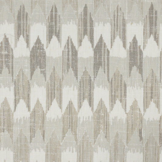 STOUT TEXTILES  MULTIPURPOSE,PRINT TRANSITIONAL,, GEOMETRIC KHAKI,PONGEE   - TORY-1