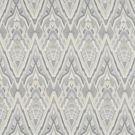 JF Fabrics crypton-home TOWER 95 Fabric Transitional,Contemporary,Geometric Grey/Silver  Jacquard,Texture - 7827895 J8381