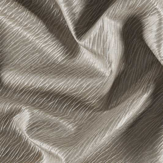 JF Fabrics TRANCE 34 Fabric Metallic, Texture Cream, Silver  Jacquard - 8936334 J9011