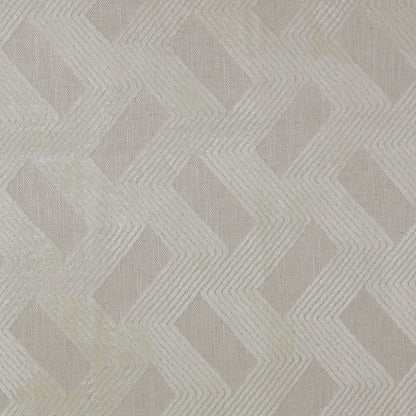 NICHOLASJOHN INC NJ-TRELLIS Ivory Geometric   Fabric - NJ25-3487