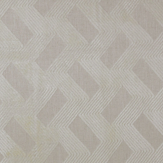 NICHOLASJOHN INC NJ-TRELLIS Ivory Geometric   Fabric - NJ25-3487