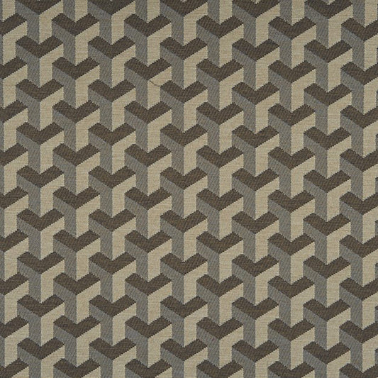 JF Fabrics Crypton TRENTON 68 Fabric Contemporary,Geometric Blue  Jacquard,Texture - 5740068 J6861