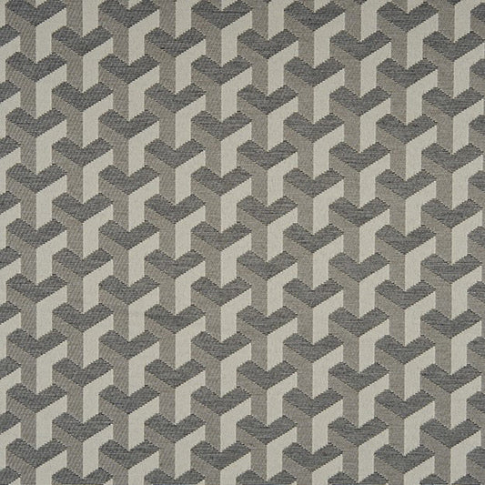 JF Fabrics Crypton TRENTON 96 Fabric Contemporary,Geometric Grey,Silver  Jacquard,Texture - 5740096 J6861
