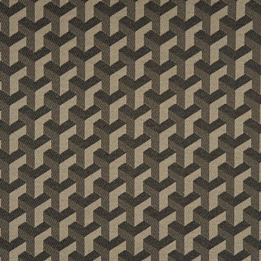 JF Fabrics Crypton TRENTON 98 Fabric Contemporary,Geometric Black  Jacquard,Texture - 5740098 J6861
