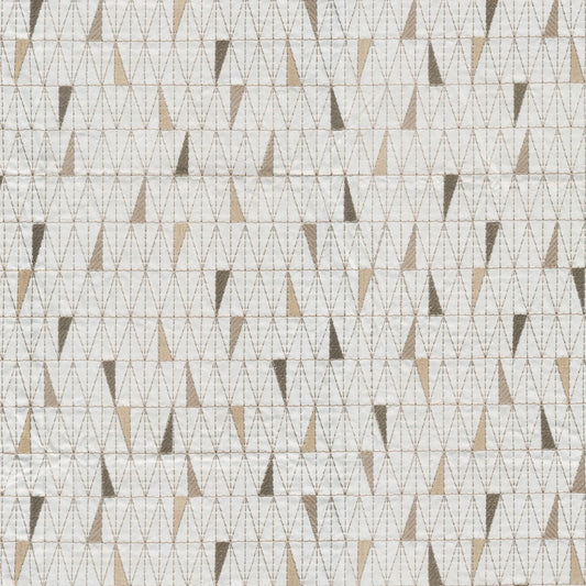 JF Fabrics TRILATERAL 32 Fabric Geometric,Transitional,Contemporary,Modern Brown  Embroidery - 8431132 J8581