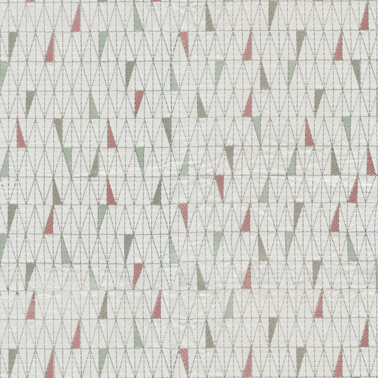 JF Fabrics TRILATERAL 43 Fabric Geometric,Transitional,Contemporary,Modern Pink,Green  Embroidery - 8431143 J8581