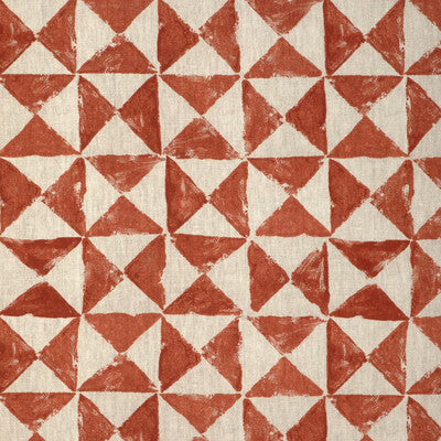 KRAVET BASICS PRINT GEOMETRIC RUST,WHITE,   - TRIQUAD.24.0