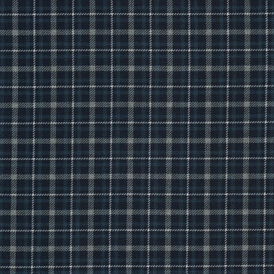 STOUT TEXTILES  UPHOLSTERY,WOVENS TRADITIONAL, PLAID/CHECK BALTIC,PACIFIC   - TRIT-2
