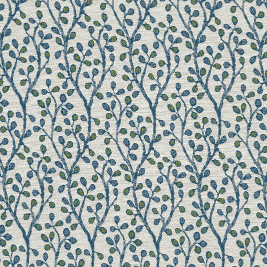STOUT TEXTILES  UPHOLSTERY,WOVENS TRANSITIONAL,, FLORAL OCEAN   - TRUD-1