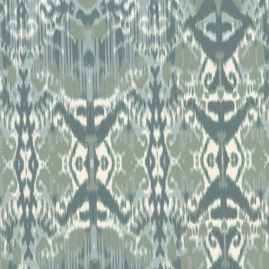 STOUT TEXTILES  MULTIPURPOSE,PRINT TRADITIONAL, IKAT LAGOON   - TRUM-1