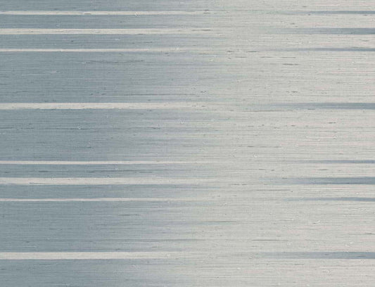 Seabrook Designs Even More Textures Horizon Ombre Stripe Contemporary Blue Matte Sidewall - TS80602