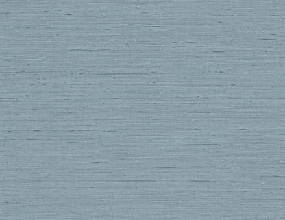 Seabrook Designs Even More Textures Seahaven Rushcloth Grasscloth Coastal Blue Matte  - TS80702