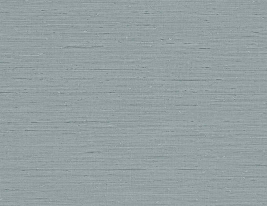 Seabrook Designs Even More Textures Seahaven Rushcloth Grasscloth Coastal Blue Matte Sidewall - TS80722