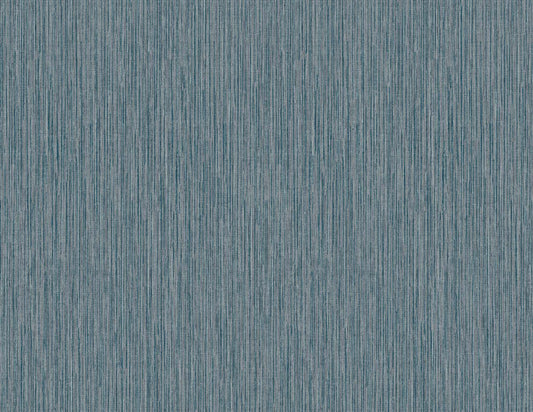 Seabrook Designs Even More Textures Vertical Stria Stria Contemporary Blue Matte Sidewall - TS80902