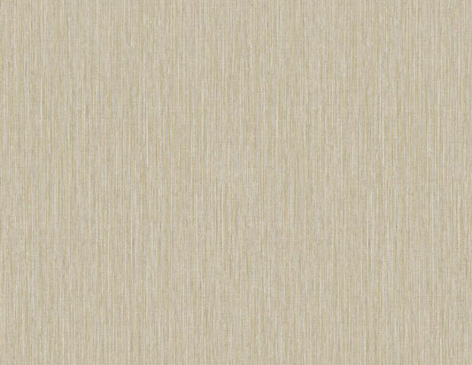 Seabrook Designs Even More Textures Vertical Stria Stria Contemporary Beige Metallic Sidewall - TS80906