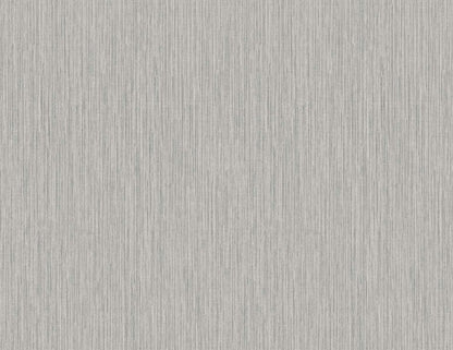 Seabrook Designs Even More Textures Vertical Stria Stria Contemporary Grey Metallic  - TS80907