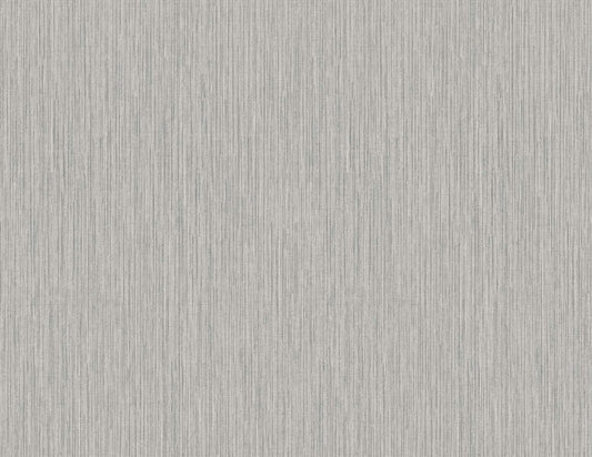 Seabrook Designs Even More Textures Vertical Stria Stria Contemporary Grey Metallic Sidewall - TS80907