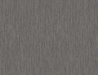Seabrook Designs Even More Textures Vertical Stria Stria Contemporary Grey Metallic  - TS80910
