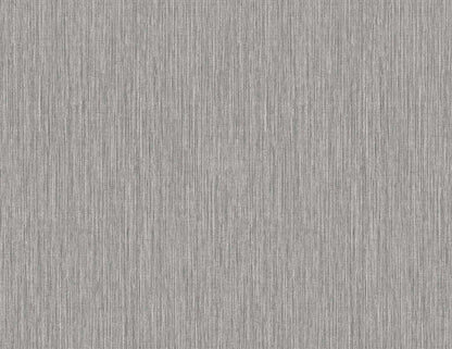 Seabrook Designs Even More Textures Vertical Stria Stria Contemporary Silver Metallic  - TS80918