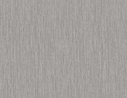 Seabrook Designs Even More Textures Vertical Stria Stria Contemporary Silver Metallic Sidewall - TS80918