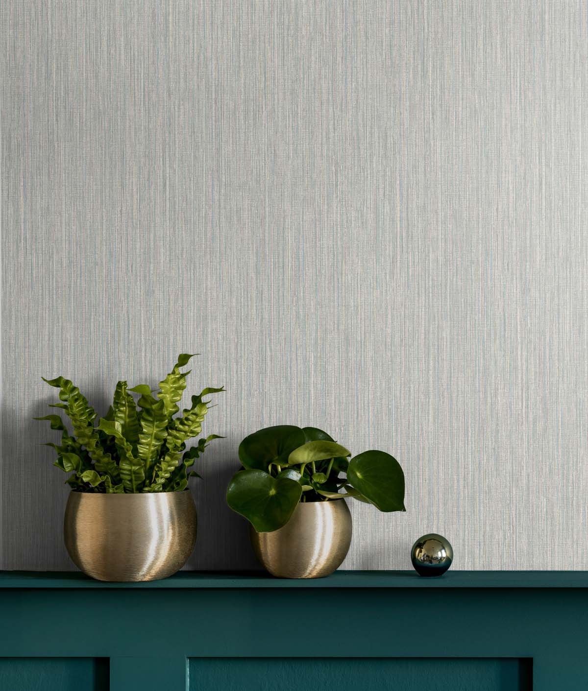 Seabrook Designs Even More Textures Vertical Stria Stria Contemporary Grey Matte  - TS80938