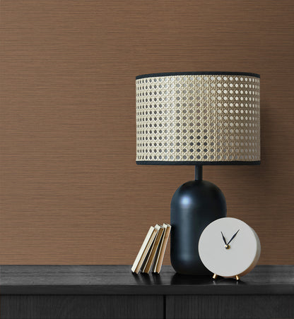 Seabrook Designs Even More Textures Silk Abstract Contemporary Orange Matte  - TS81416