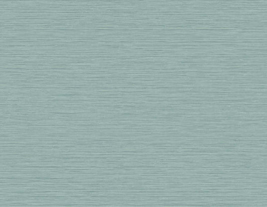 Seabrook Designs Even More Textures Silk Abstract Contemporary Teal Matte Sidewall - TS81424