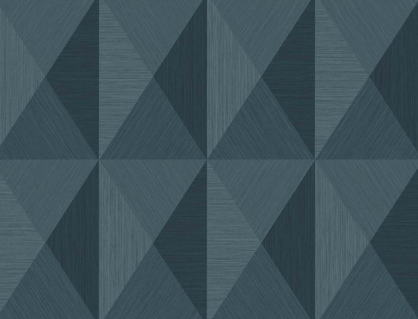 Seabrook Designs Even More Textures Pinnacle Geometric Contemporary Blue Matte Sidewall - TS81602