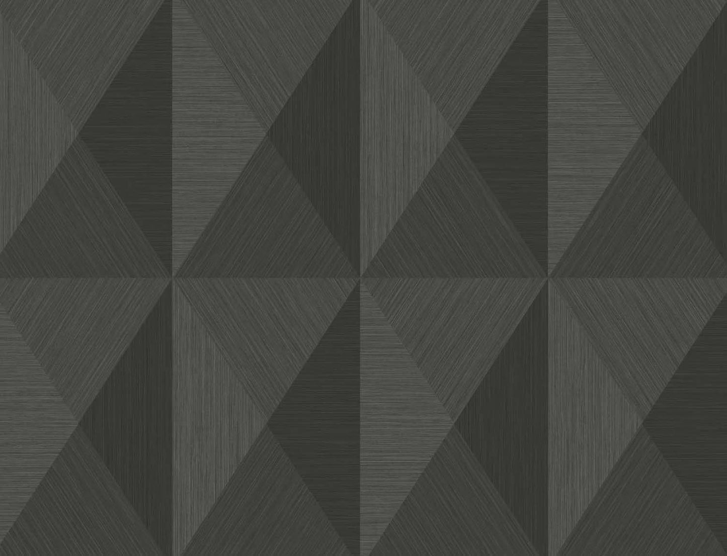 Seabrook Designs Even More Textures Pinnacle Geometric Contemporary Grey Matte Sidewall - TS81606