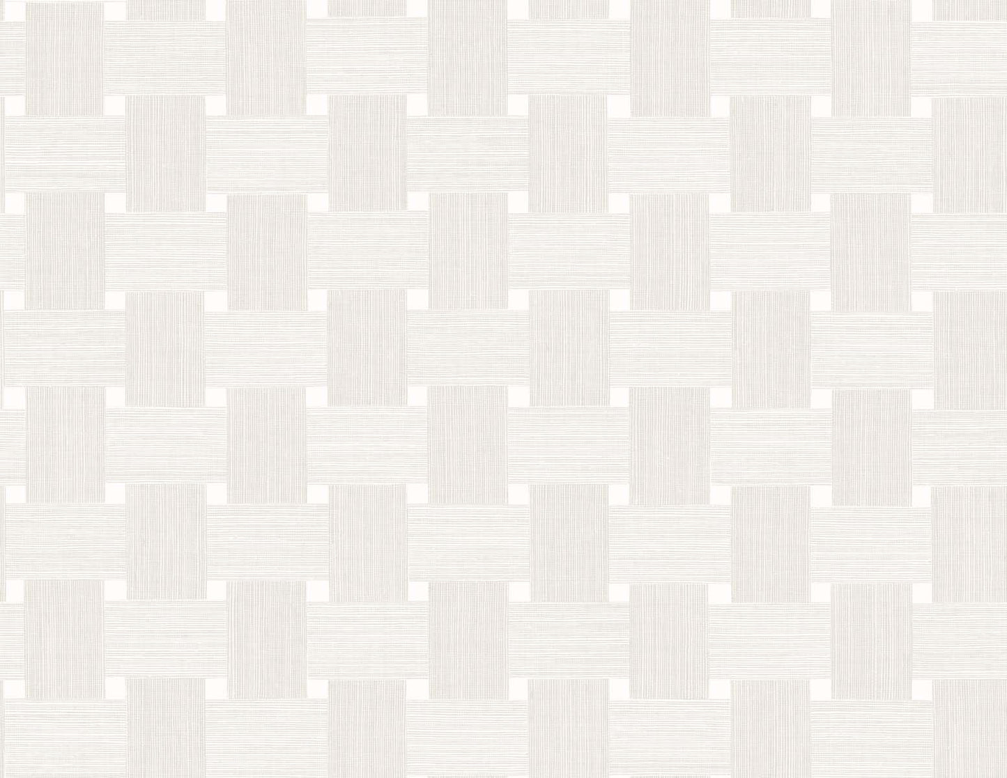 Seabrook Designs Even More Textures Basketweave Weave Contemporary Off-White Matte Sidewall - TS81800