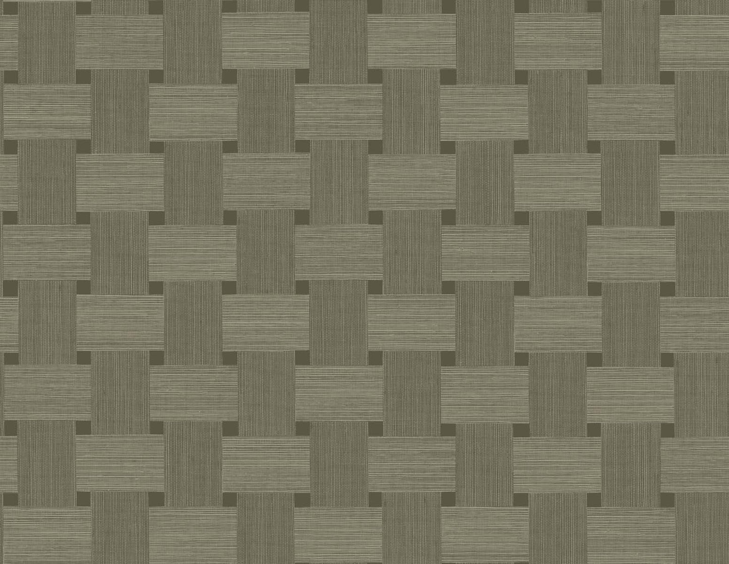 Seabrook Designs Even More Textures Basketweave Weave Contemporary Brown Matte Sidewall - TS81815