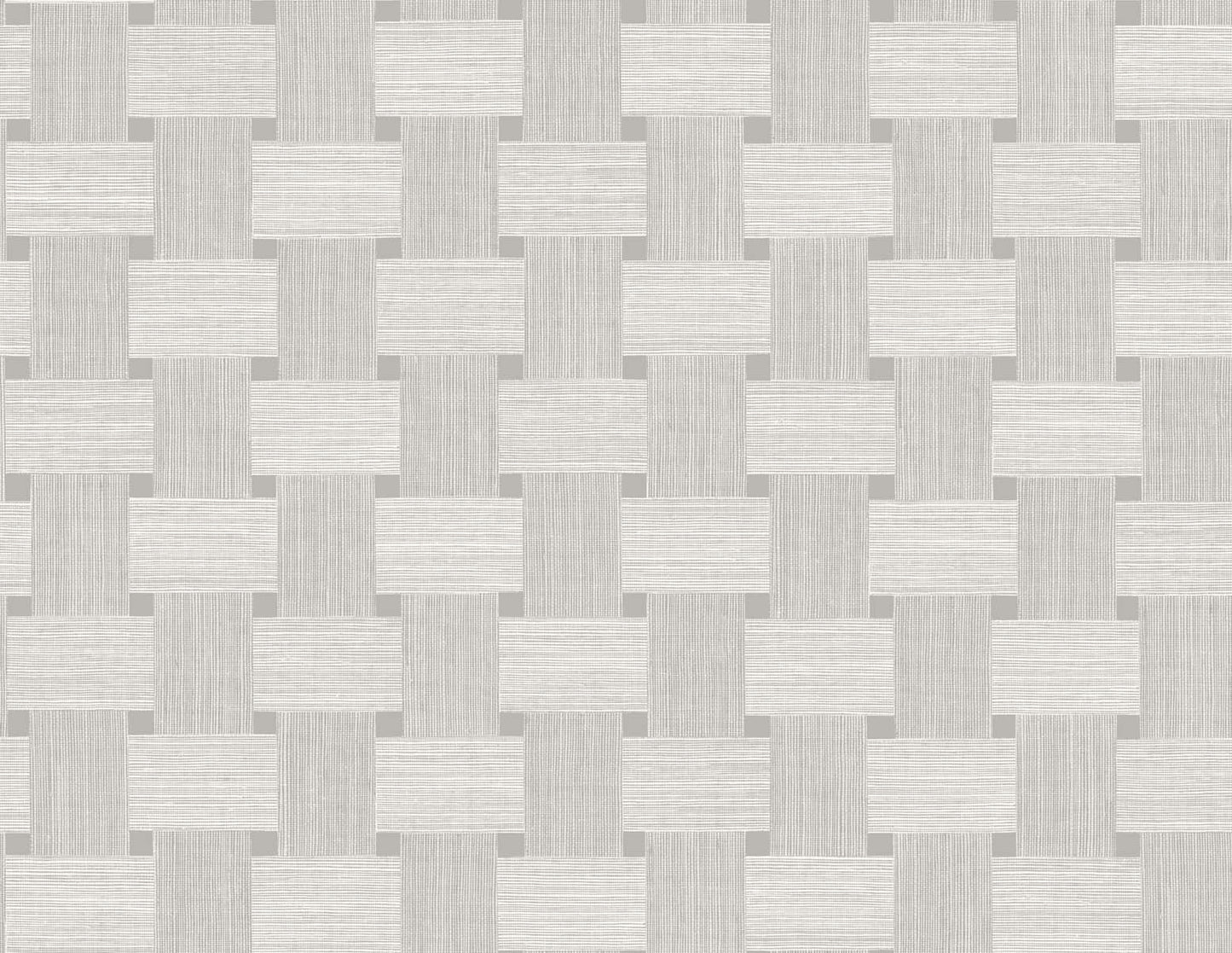 Seabrook Designs Even More Textures Basketweave Weave Contemporary Grey Matte Sidewall - TS81818