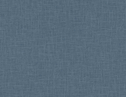 Seabrook Designs Even More Textures Myrna Linen Linen Contemporary Blue Matte  - TS81902