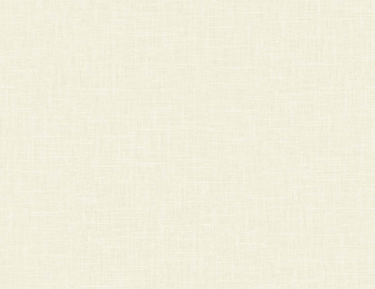 Seabrook Designs Even More Textures Myrna Linen Linen Contemporary Off-White Matte Sidewall - TS81903