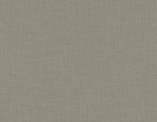 Seabrook Designs Even More Textures Myrna Linen Linen Contemporary Grey Matte Sidewall - TS81907