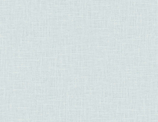 Seabrook Designs Even More Textures Myrna Linen Linen Contemporary Blue Matte Sidewall - TS81922