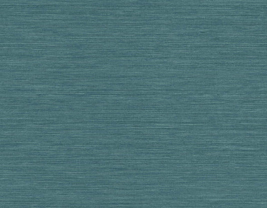 Seabrook Designs Even More Textures Seawave Sisal Sisal Contemporary Teal Matte Sidewall - TS82016