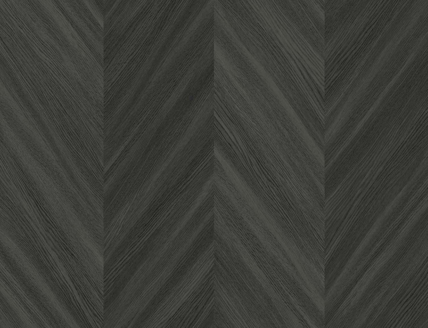 Seabrook Designs Even More Textures Chevron Wood Chevron Contemporary Grey Matte Sidewall - TS82110