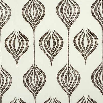 LEE JOFA MODERN PRINT  WHITE,BROWN,   - TULIP.WHITE/C.0