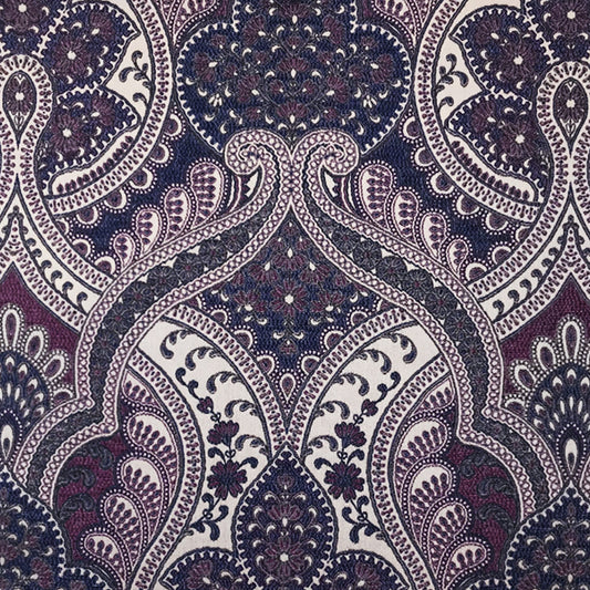 JF Fabrics TURNOUT 57 Fabric Traditional,Transitional,Contemporary,Paisley Blue,Purple  Jacquard,Texture - 6474457 J8011