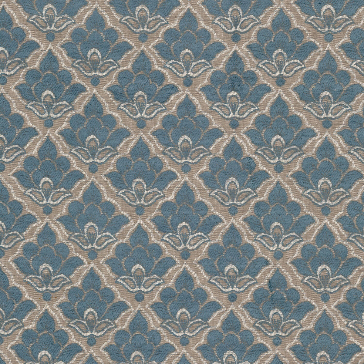 STOUT TEXTILES  UPHOLSTERY,JACQUARD TRANSITIONAL,, FLORAL BALTIC,PACIFIC   - TURR-5