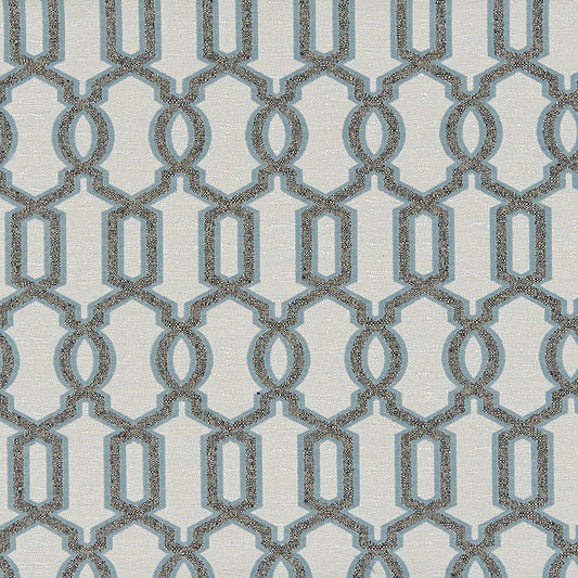 JF Fabrics TYSON 63 Fabric Traditional,Transitional,Contemporary,Geometric Blue,Turquoise  Jacquard,Texture - 5949563 J7731